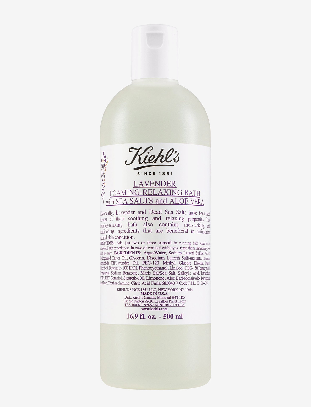 Lavender Foaming Relaxing Bath With Sea Salts And Aloe (340 kr) Kiehl