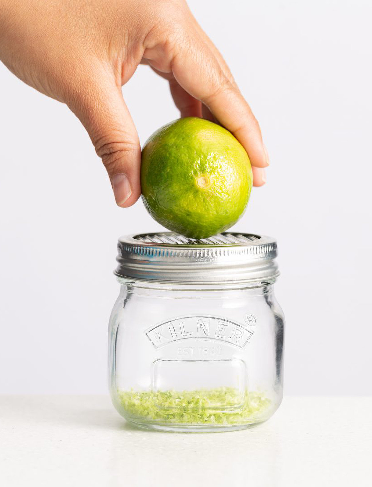 Kilner Storage Jar & Fine Grater Lid, 0.25 l, Nude, Køkkenopbevaring > Køkkenkrukker, Unisex