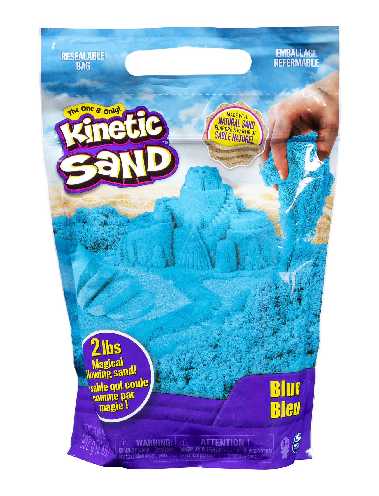 Kinetic Sand Colour Bag Blue Toys Creativity Drawing & Crafts Craft Craft Sets Blue Kinetic Sand