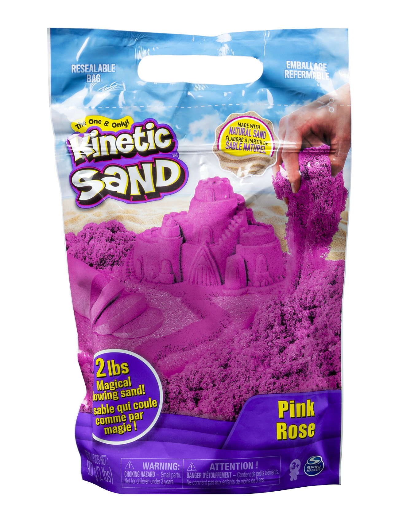 Kinetic Sand Colour Bag Pink Toys Creativity Drawing & Crafts Craft Craft Sets Pink Kinetic Sand
