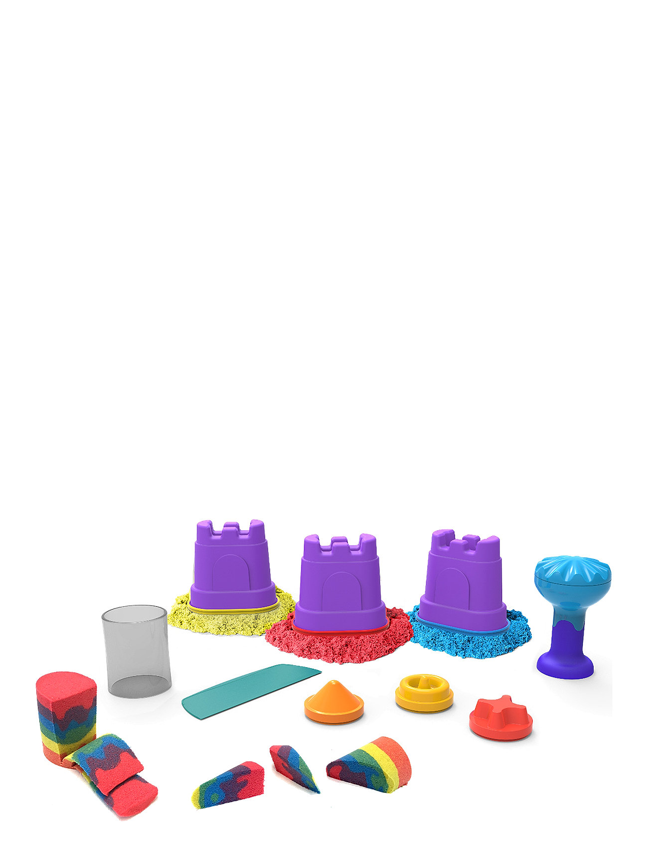 Kinetic Sand Rainbow Mix Set Toys Puzzles And Games Puzzles Classic Puzzles Multi/patterned Kinetic Sand
