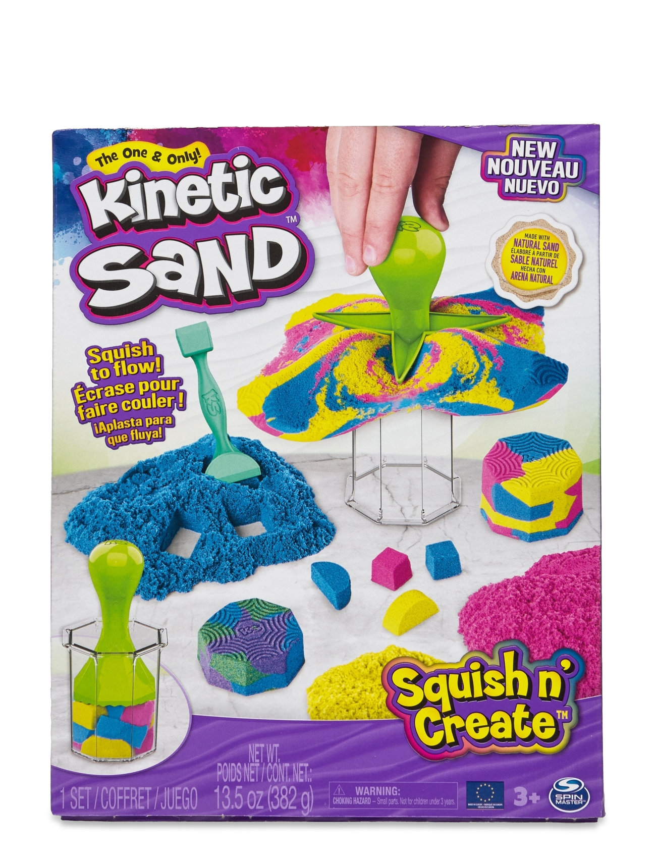 Kinetic Sand Squish N' Create Toys Creativity Drawing & Crafts Craft Craft Sets Multi/patterned Kinetic Sand