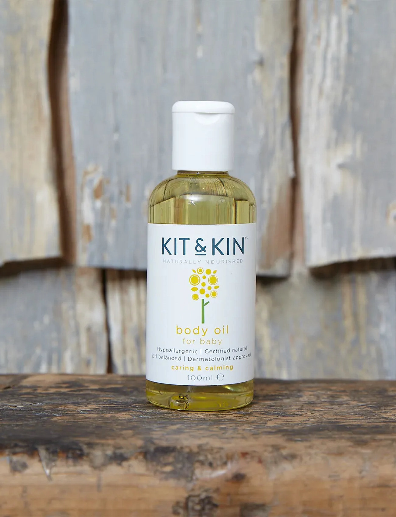 Kit & Kin Baby Oil, 100 ml, White, Pleje Og Hygiejne > Babypleje Accessories, Børn