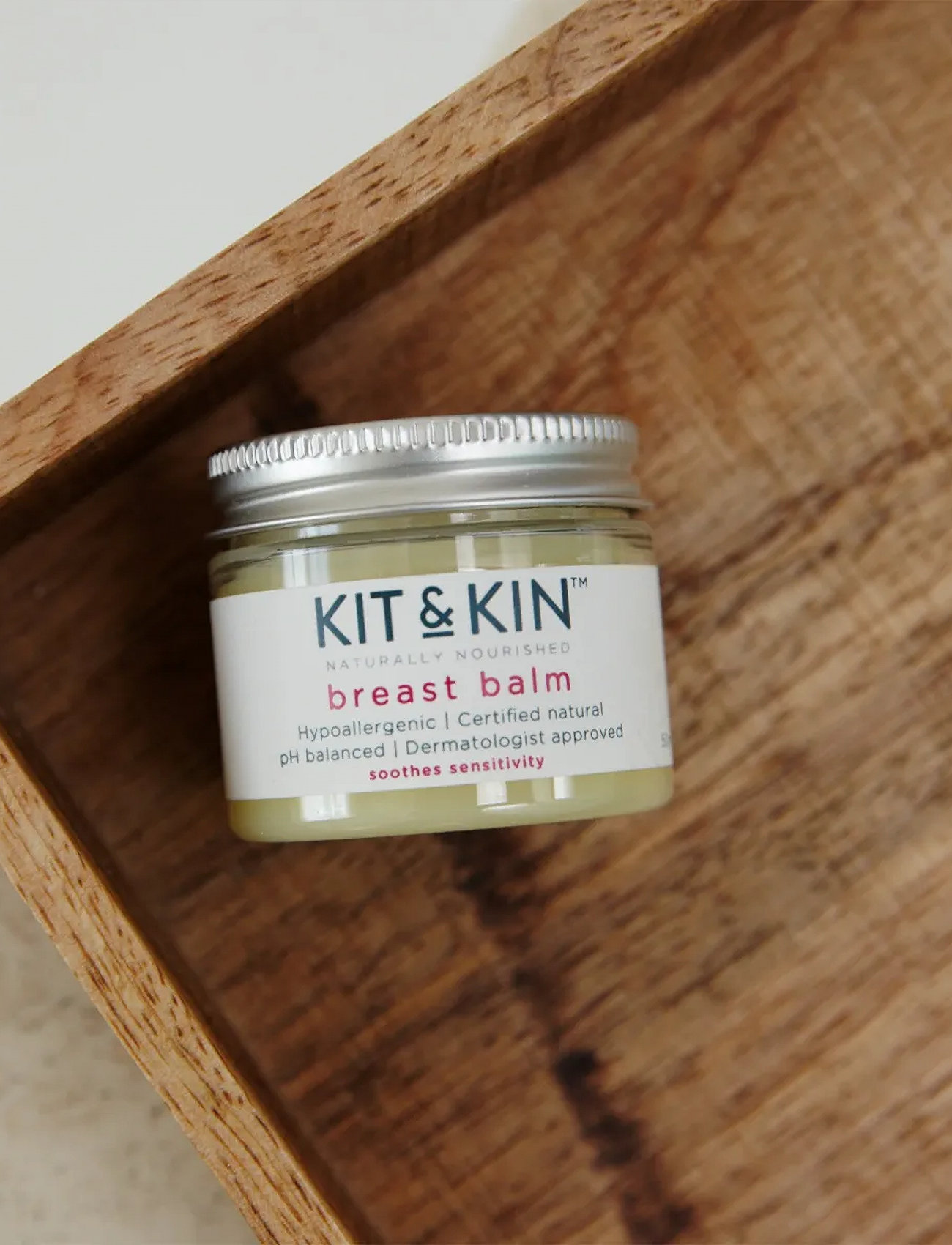 Kit & Kin Breast Balm, 50 ml, White, Ammeprodukter > Brystpumper Og Tilbehør, Børn