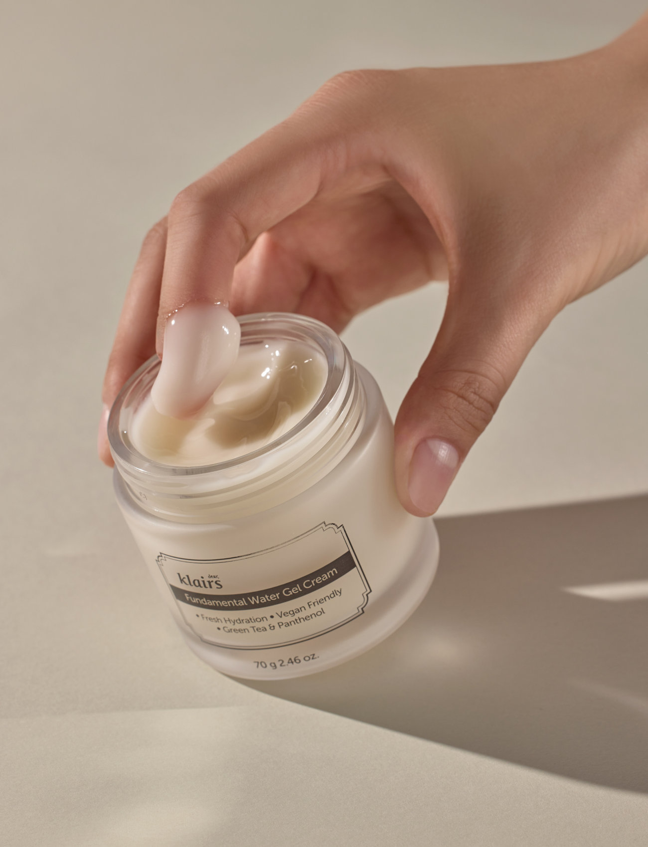 Klairs Fundamental Water Gel Cream, 70 ml, Nude, Fugtighedscreme > Dagcreme, Dame