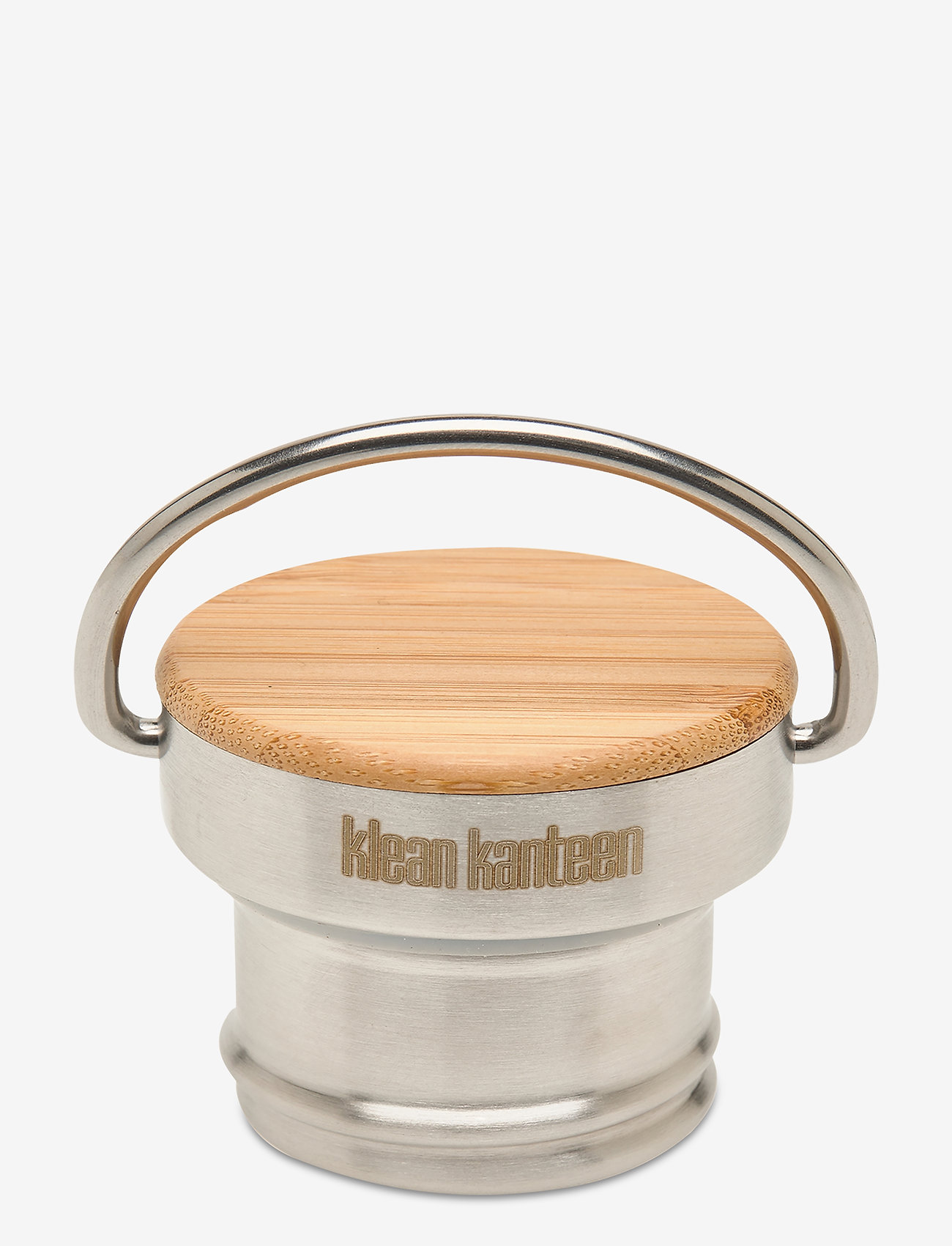 Klean Kanteen - Klean Kanteen Bamboo Cap Brushed Stainless - accessoires - brushed stainless - 0