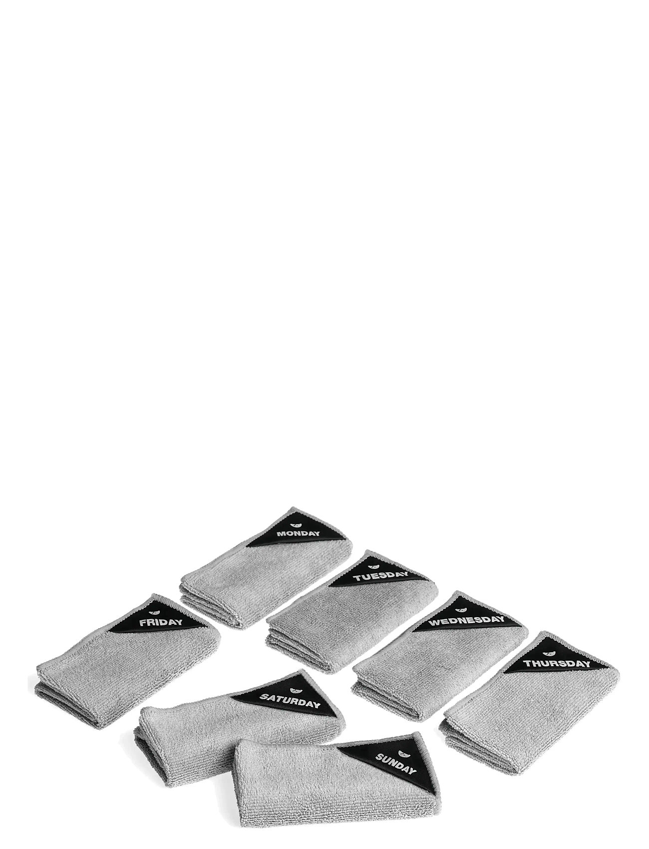 Klud Klud Ugedagsklude Karklude, 30X30 cm, Grey, Dishes > Dish Cloths, Unisex