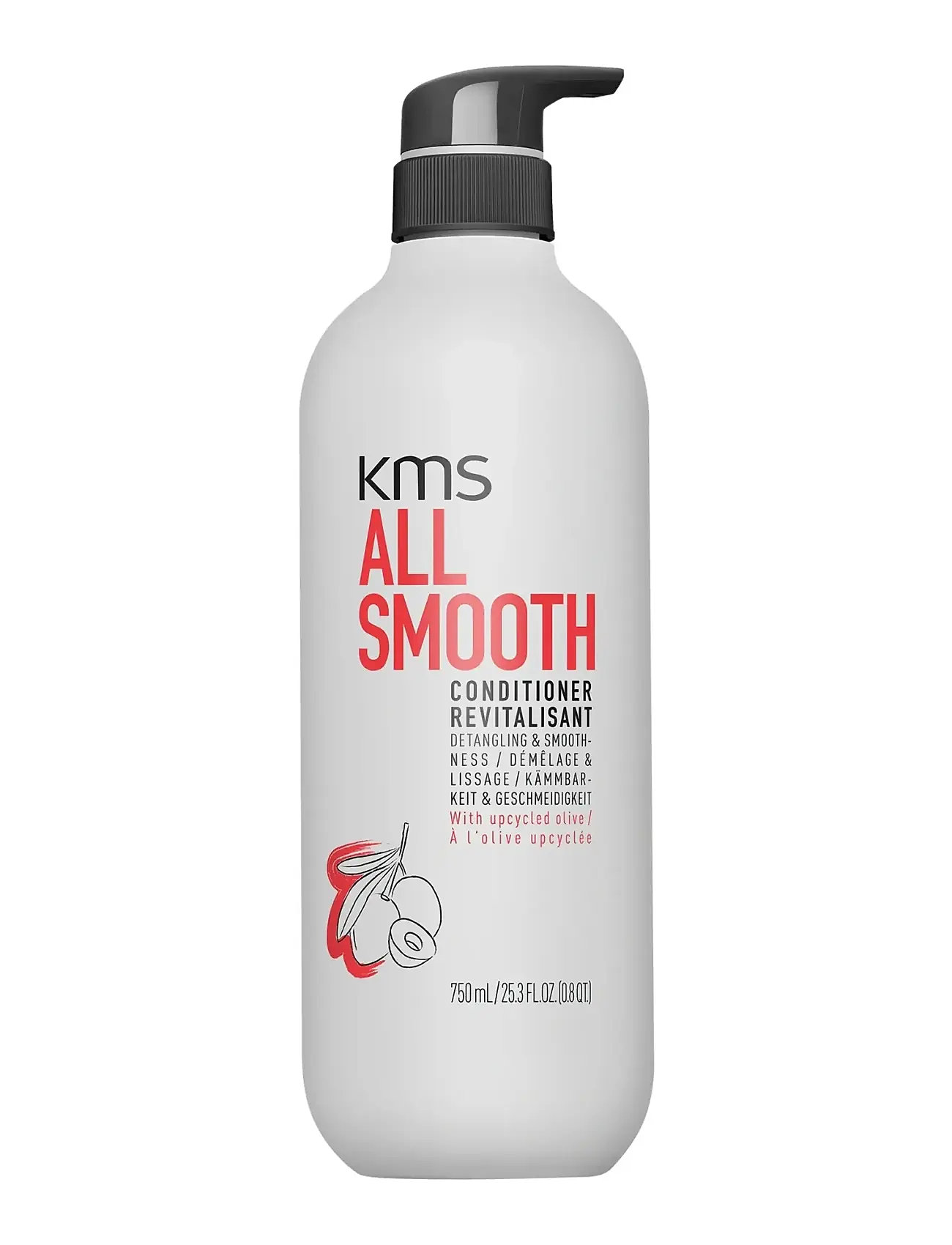 KMS Hair Kms Allsmooth Conditioner, 750 ml, Nude, Pleje > Balsam, Dame