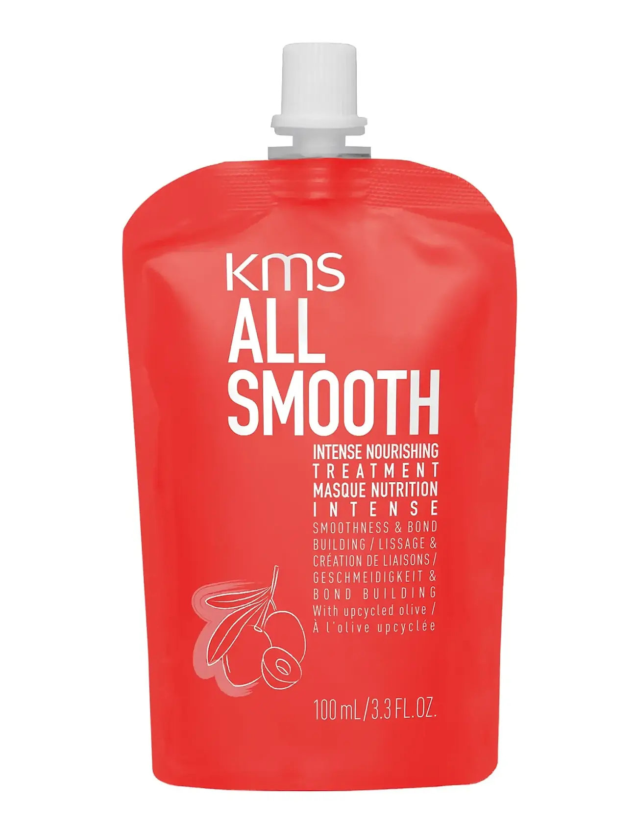KMS Hair Kms Allsmooth Intense Nourishing Treatment 100ml, 100 ml, Nude, Pleje > Hårmasker, Dame