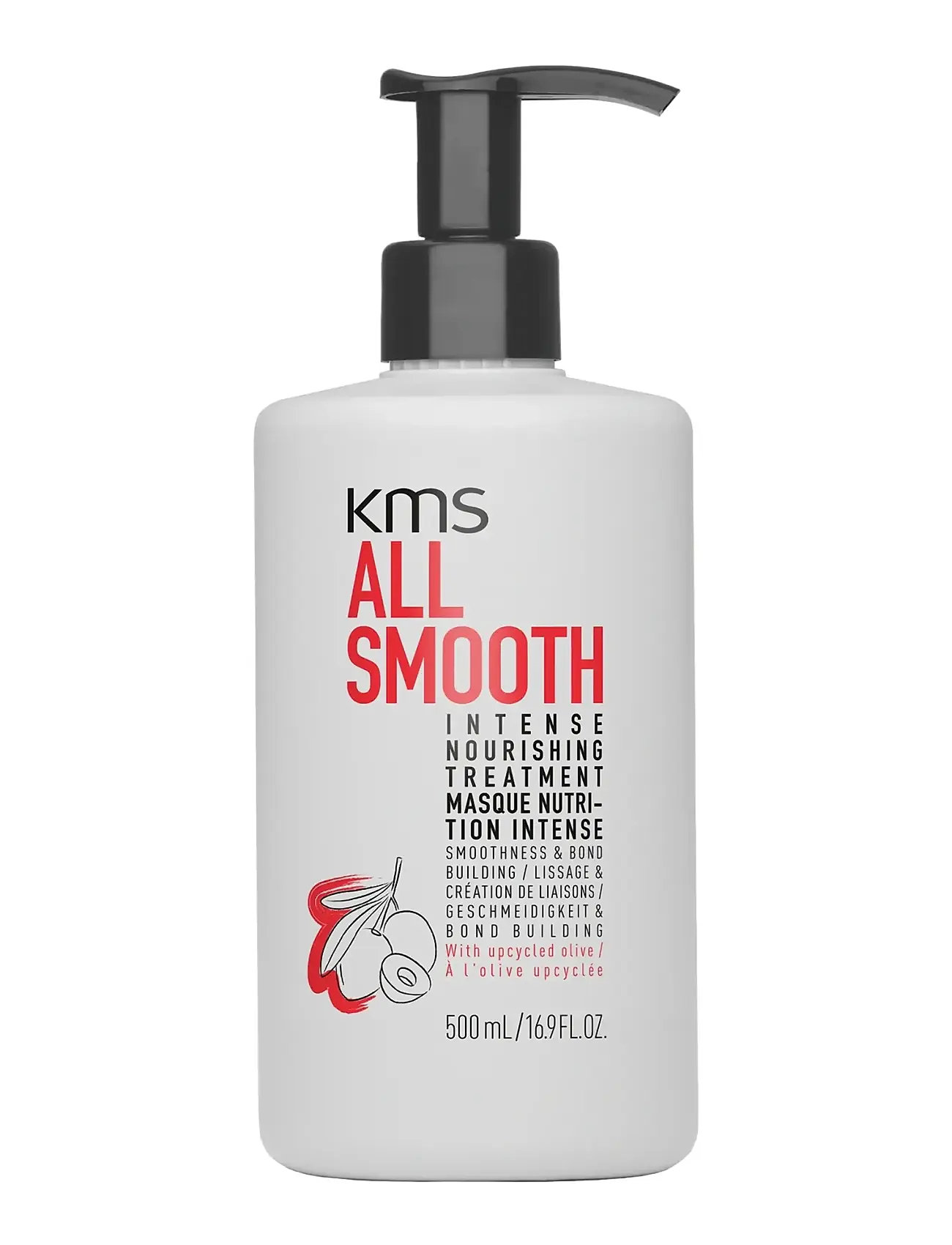 KMS Hair Kms Allsmooth Intense Nourishing Treatment 500ml, 500 ml, Nude, Pleje > Hårmasker, Dame