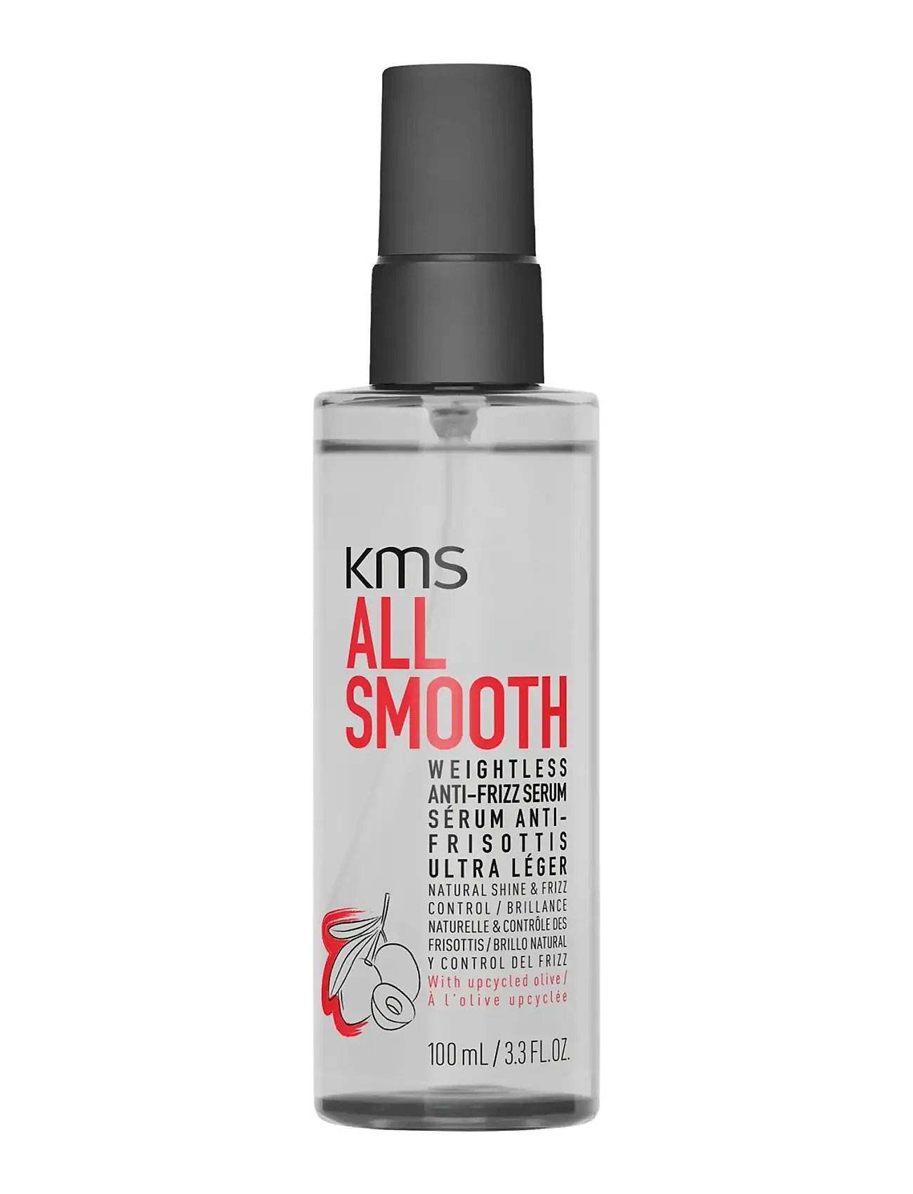 KMS Hair Kms Allsmooth Weightless Anti-Frizz Serum 100ml, 100 ml, Nude, Care > Hair Serum, Dame