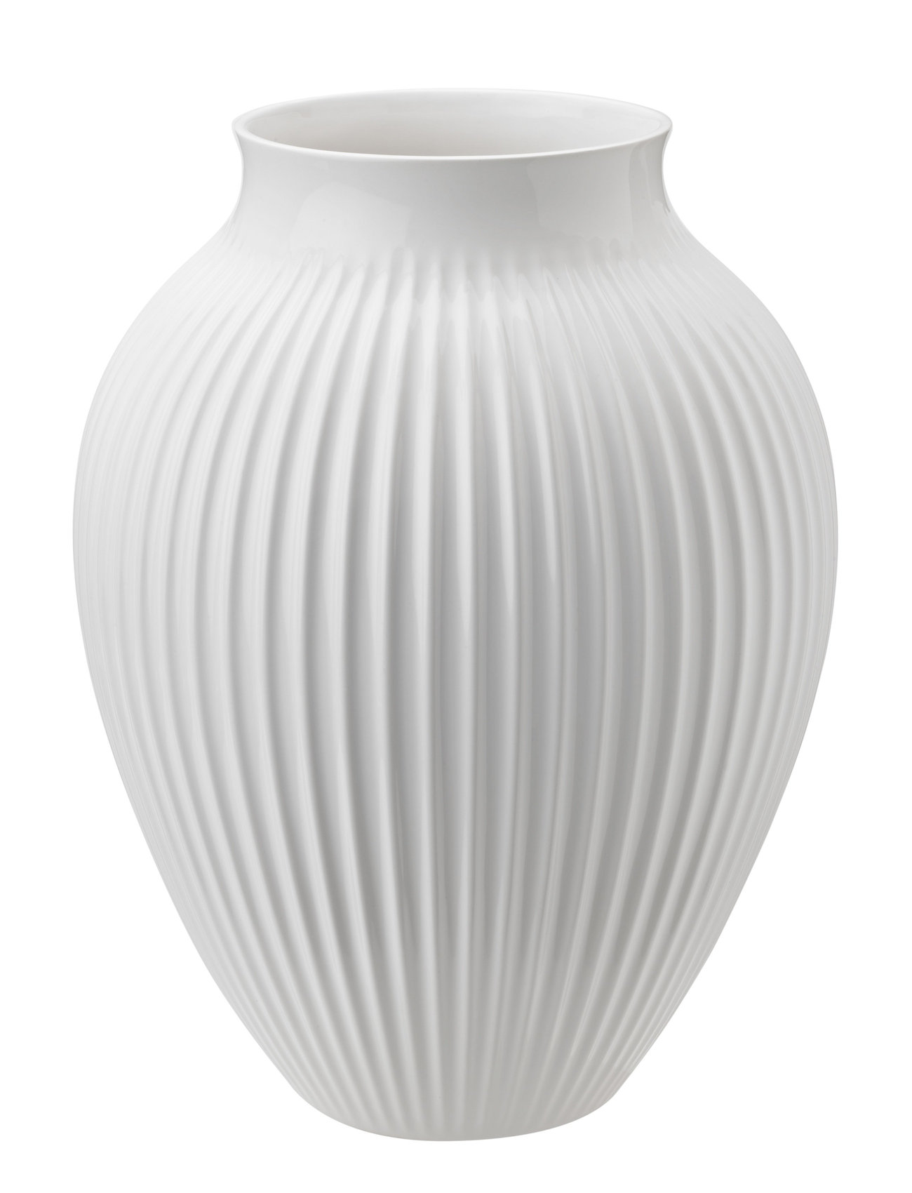 Knabstrup Vase, Riller Home Decoration Vases Big Vases White Knabstrup Keramik