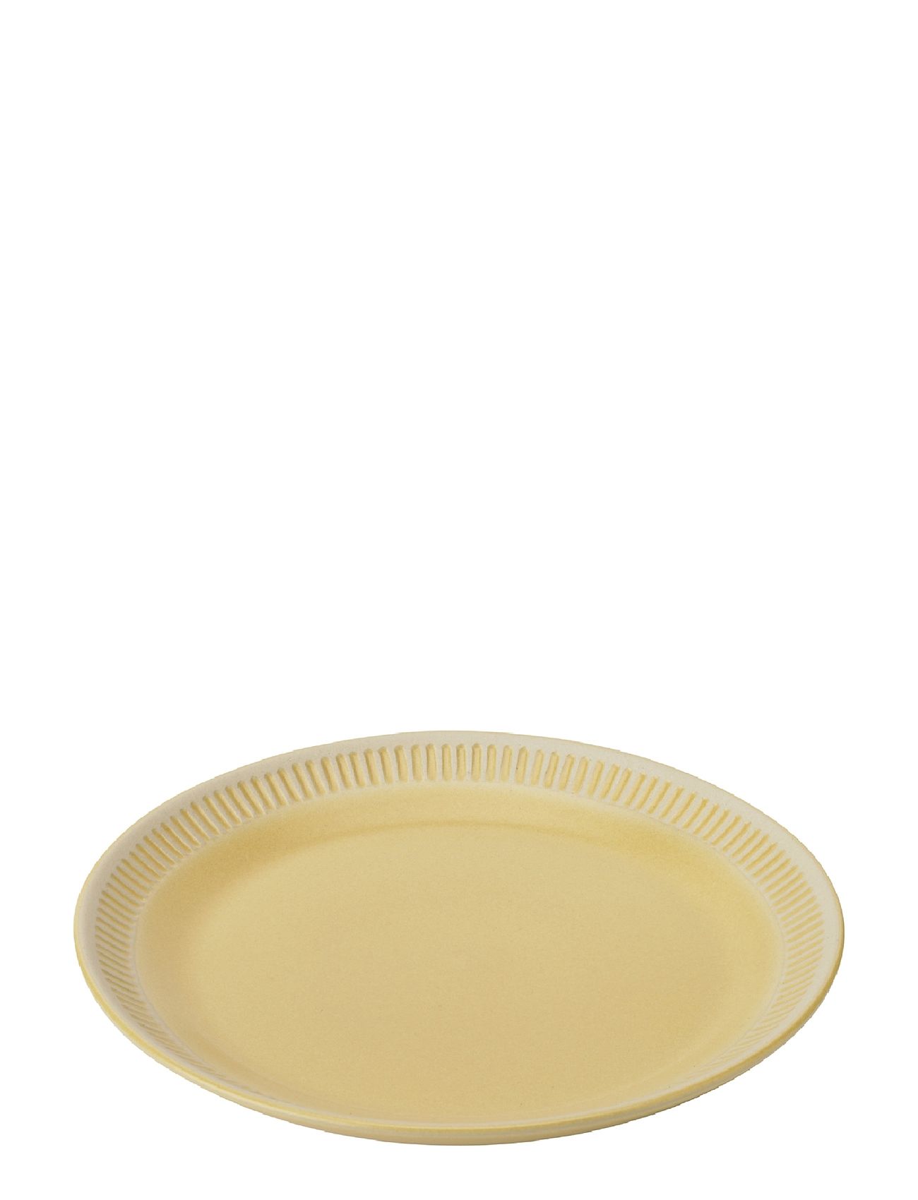 Kolorit, Tallerken Home Tableware Plates Dinner Plates Yellow Knabstrup Keramik