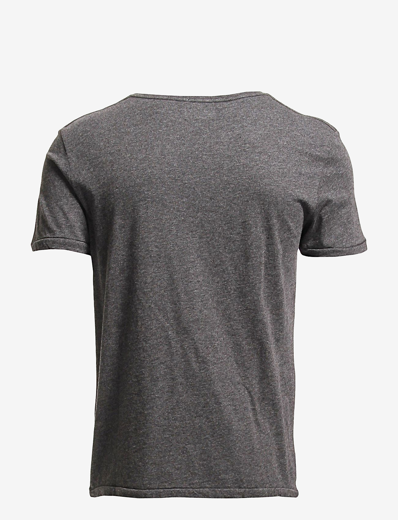 Knowledge Cotton Apparel - ALDER basic tee - GOTS/Vegan - basic t-shirts - dark grey melange - 1