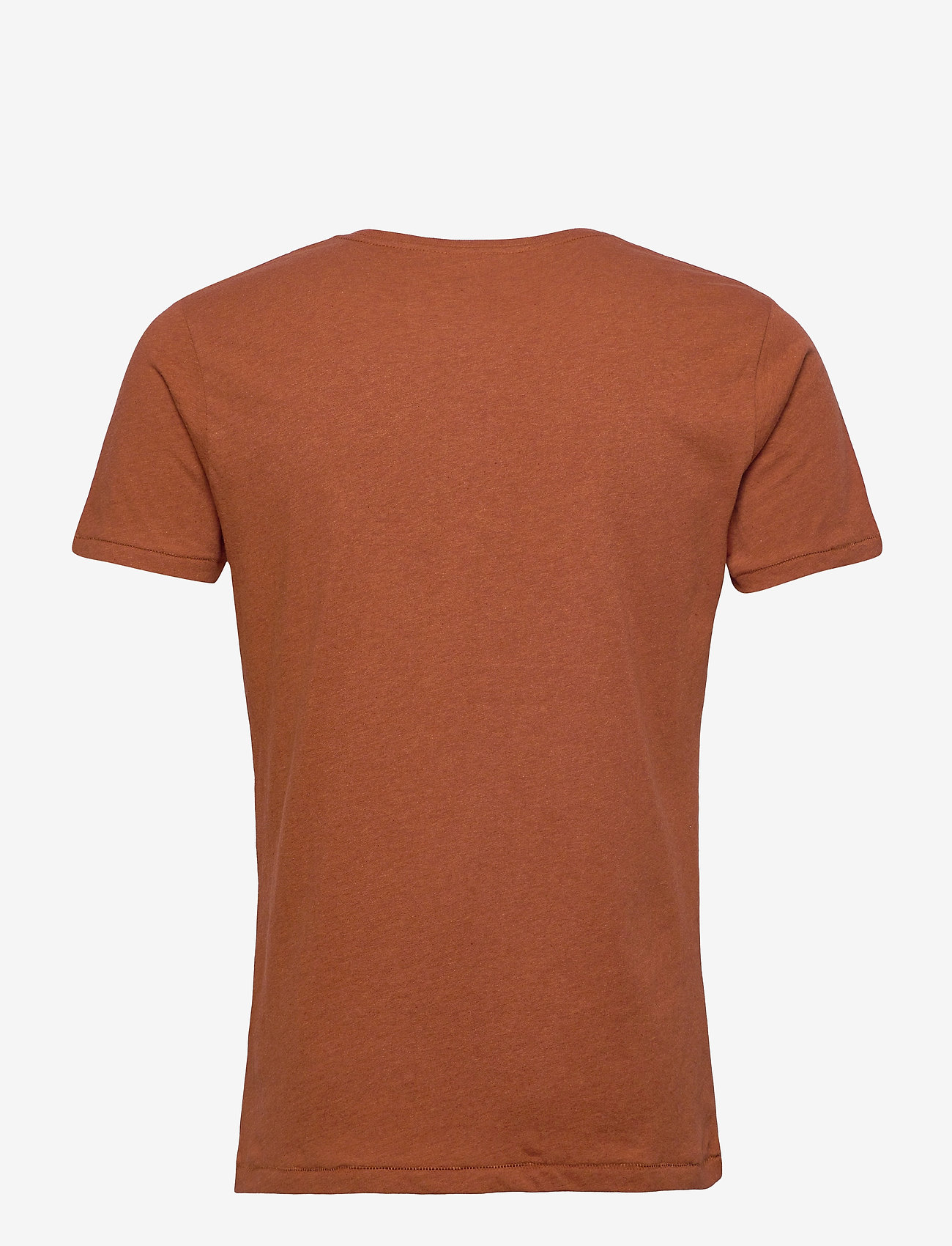 Knowledge Cotton Apparel - Basic t-shirt - GOTS/Vegan - basic t-shirts - rust melange - 1
