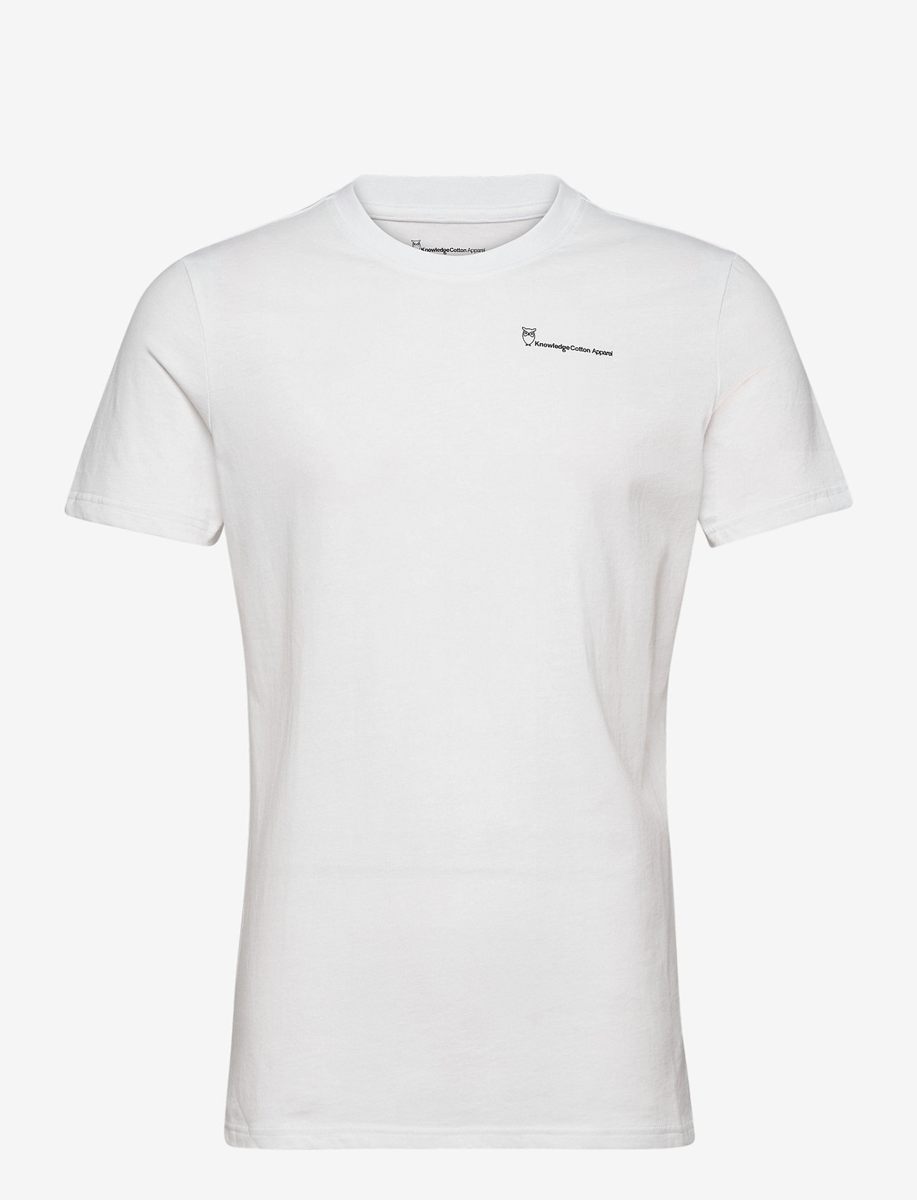 Knowledge Cotton Apparel - ALDER knowledgecotton tee - GOTS/Ve - basic t-shirts - bright white - 0