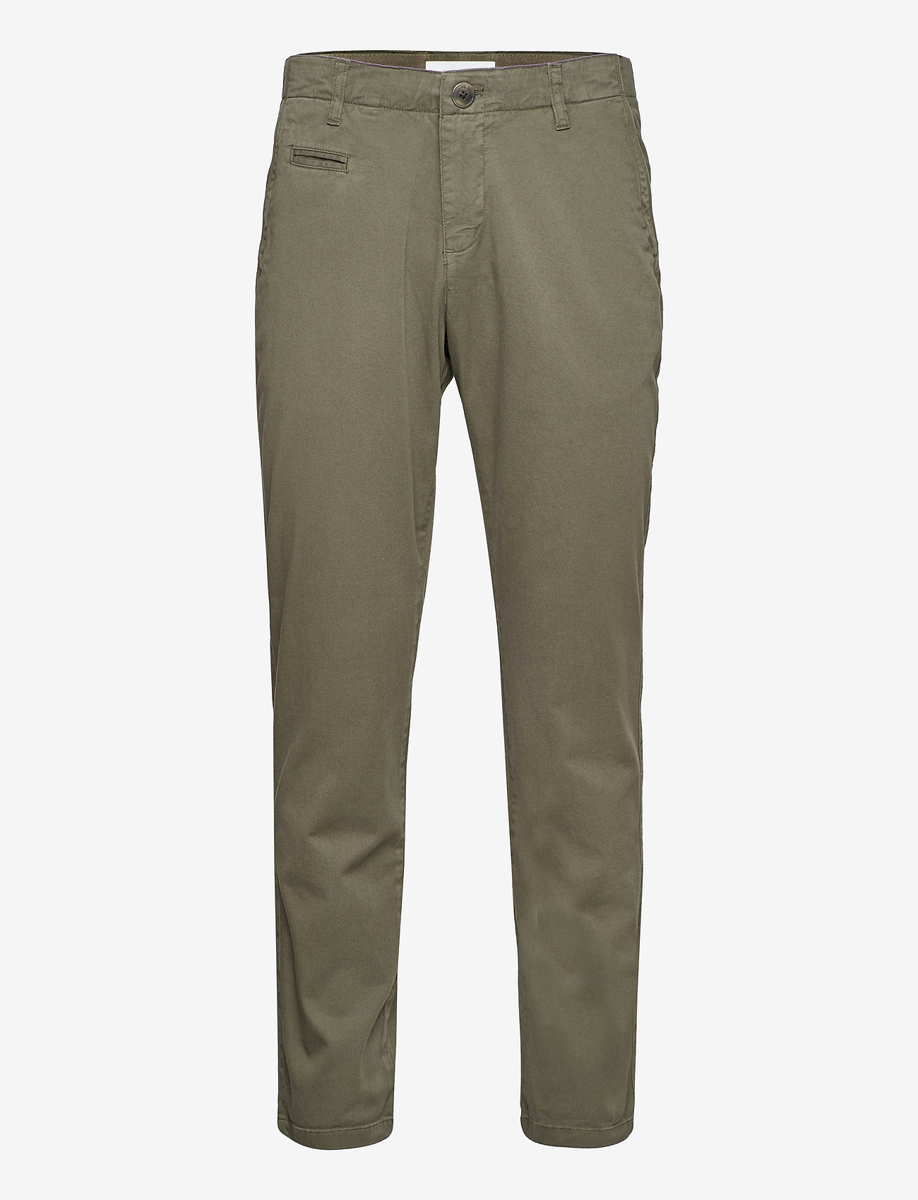 Knowledge Cotton Apparel - CHUCK regular stretched chino pant - chinos - forrest night - 0