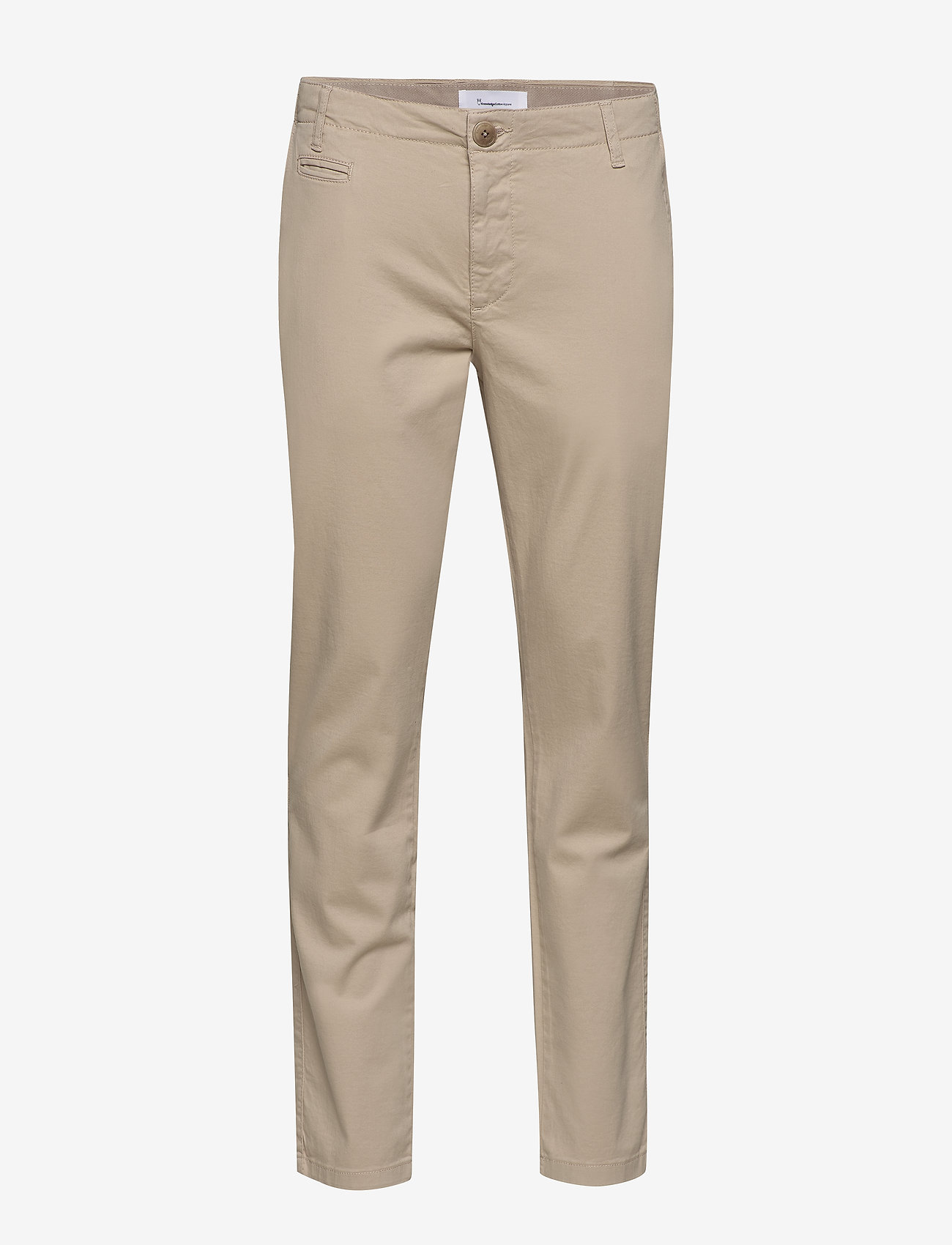 Knowledge Cotton Apparel - CHUCK regular stretched chino pant - chinos - light feather gray - 0
