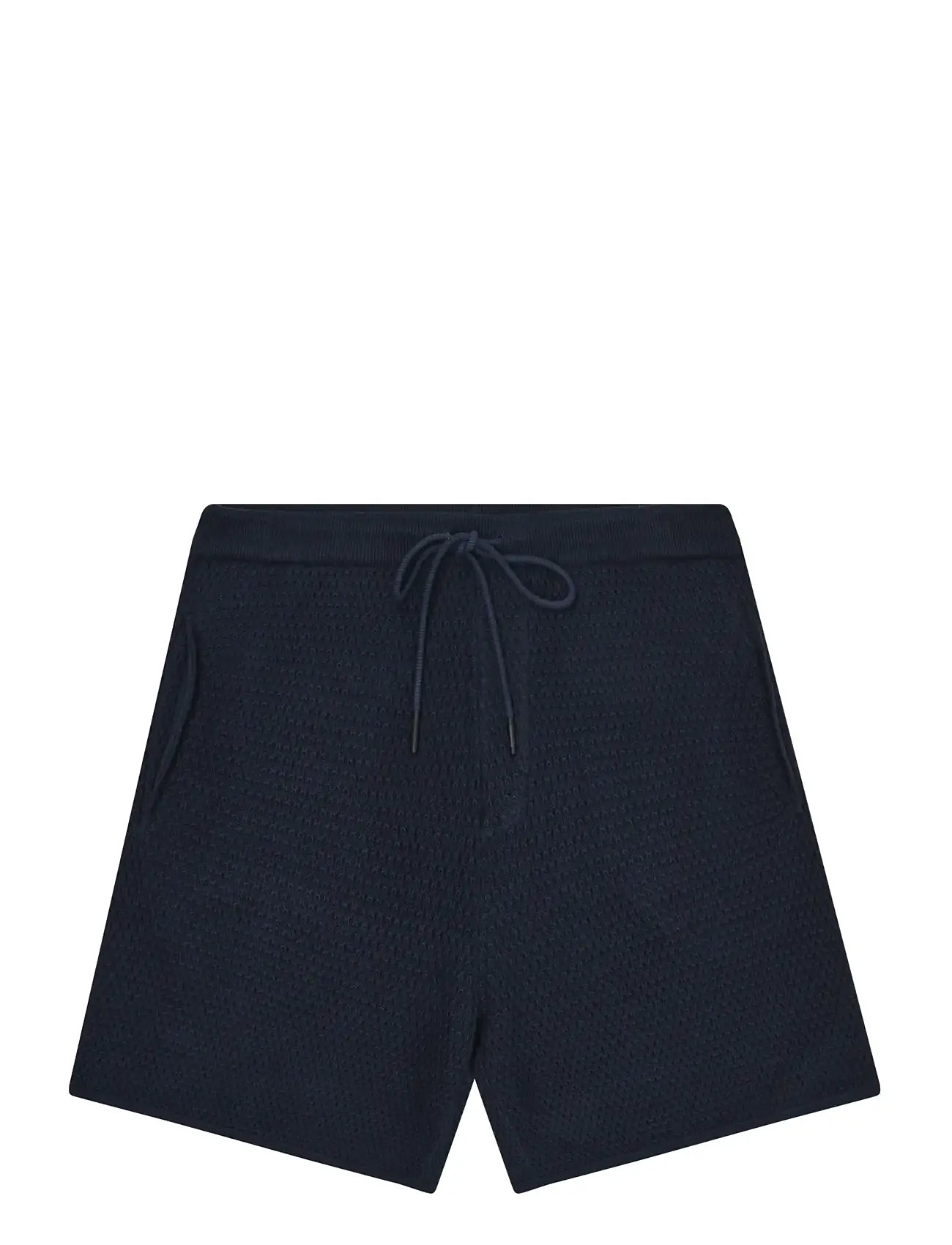 Knowledge Cotton Apparel Loose Knit Shorts, S, Navy, Shorts > Afslappede Shorts, Herre