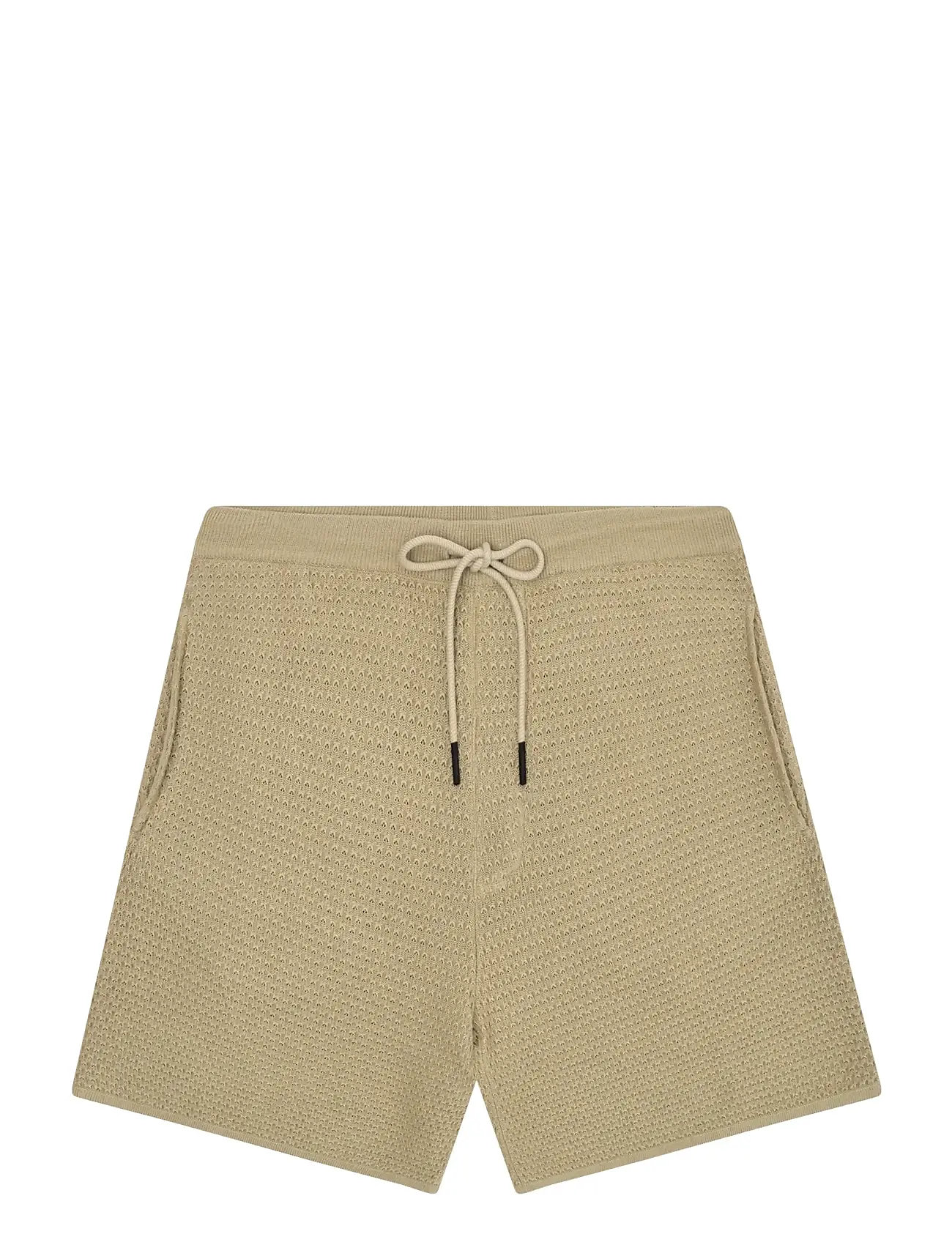 Knowledge Cotton Apparel Loose Knit Shorts, XXL, Beige, Shorts > Afslappede Shorts, Herre