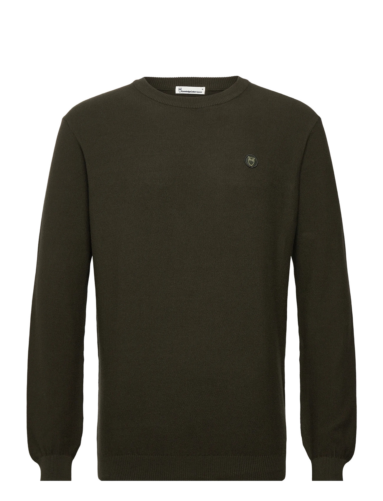 KNOWLEDGE Baumwolle APPAREL Organic Baumwolle Pique Knit - Gots/Ve Khaki - S - Herren