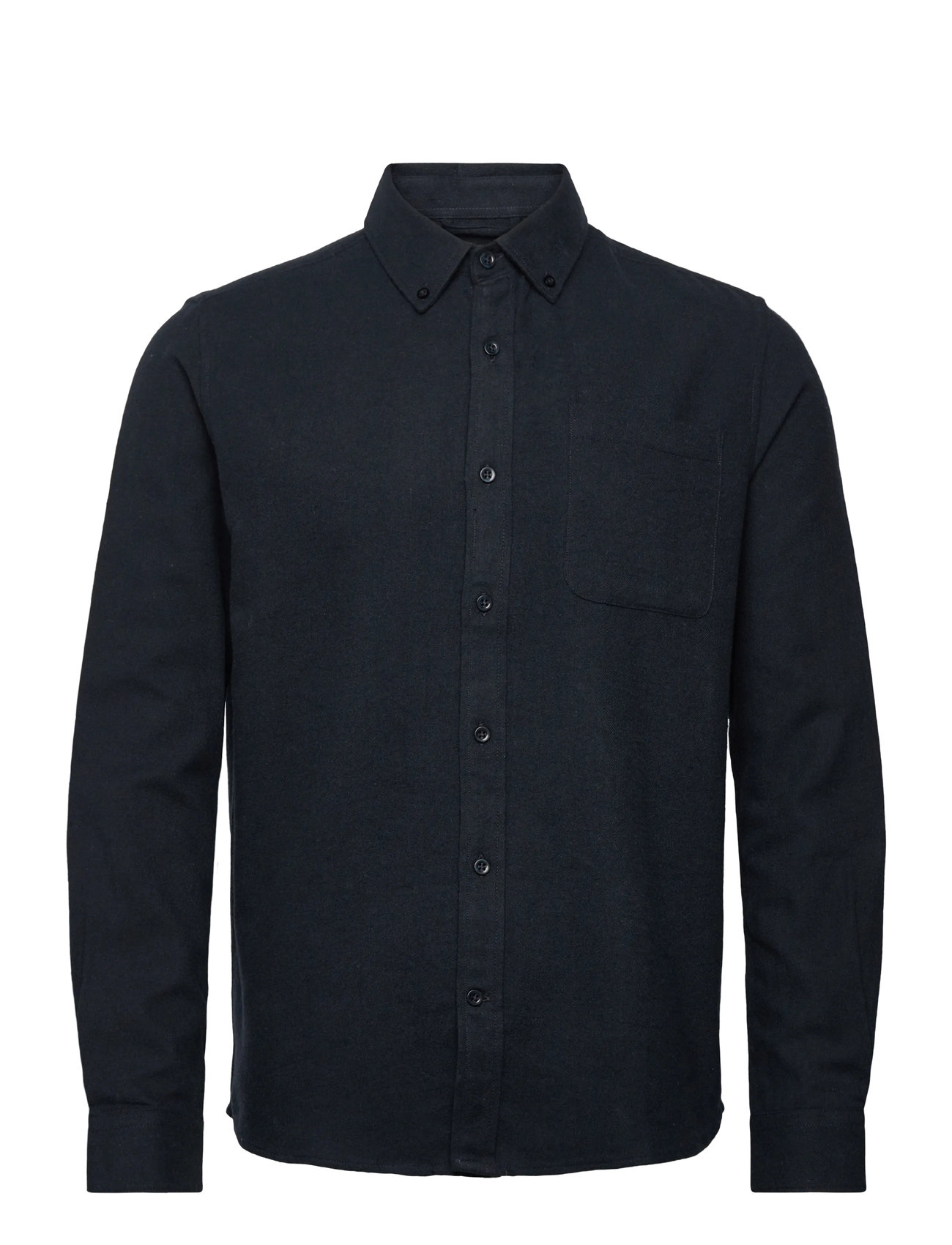 KNOWLEDGE Baumwolle APPAREL Organic Baumwolle Flannel Shirt Gots Schwarz - XXL - Herren