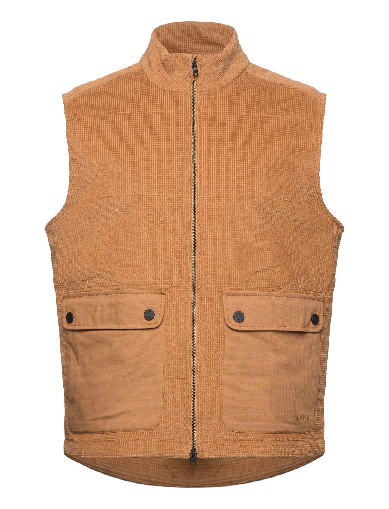KNOWLEDGE Baumwolle APPAREL Organic Baumwolle Kordsamt Vest Gots Beige - XXL - Herren