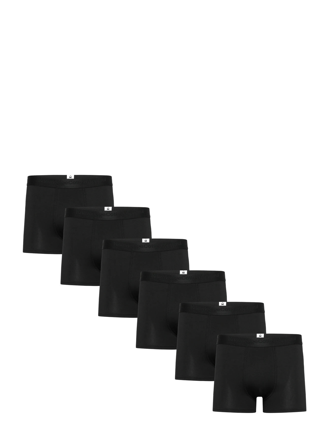 Knowledge Cotton Apparel Anker 6-Pack Underwear - Gots/Vegan, XXL, Black, Undertøj > Boxershorts, Herre