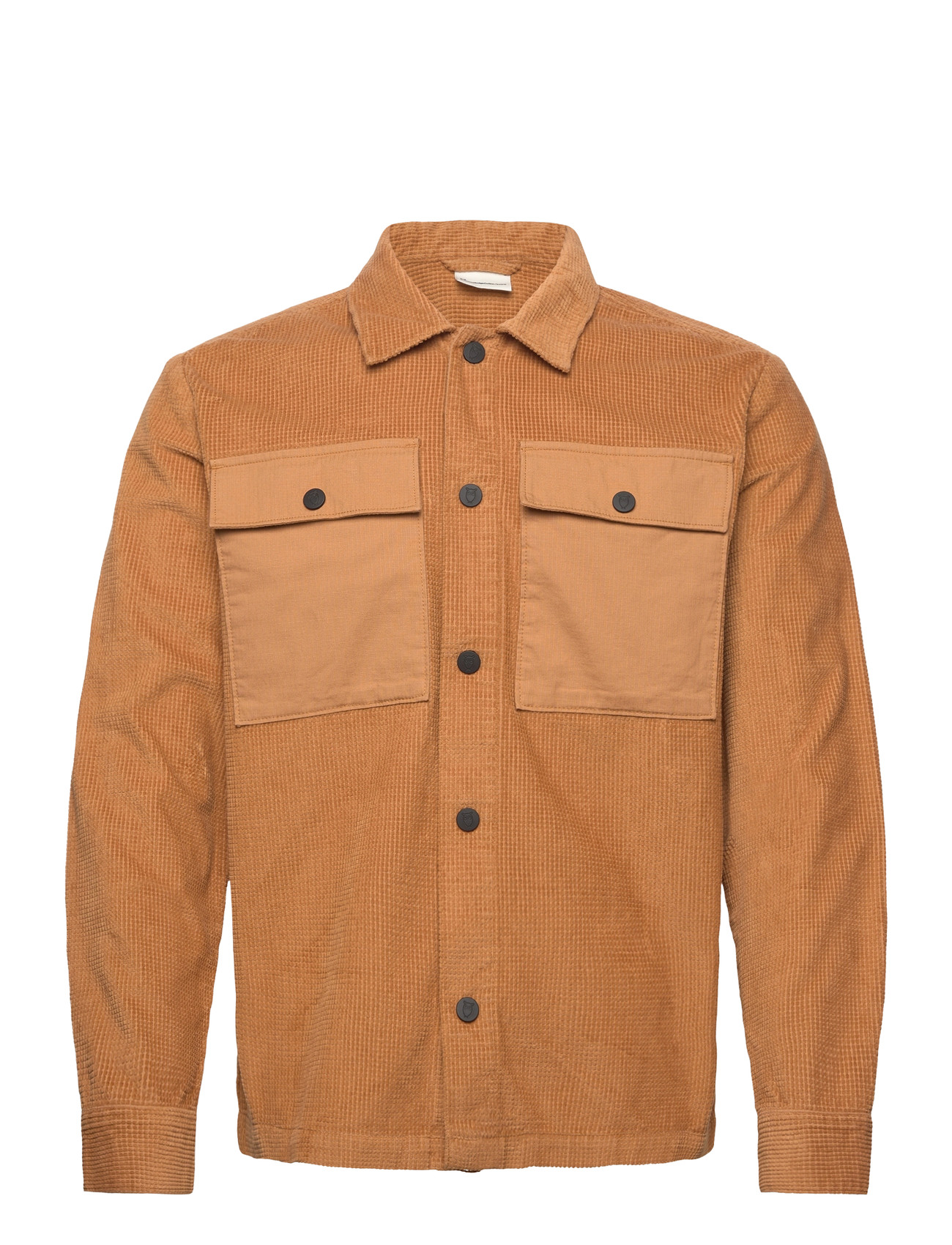 KNOWLEDGE Baumwolle APPAREL Organic Baumwolle Kordsamt Overshirt G Braun - M - Herren