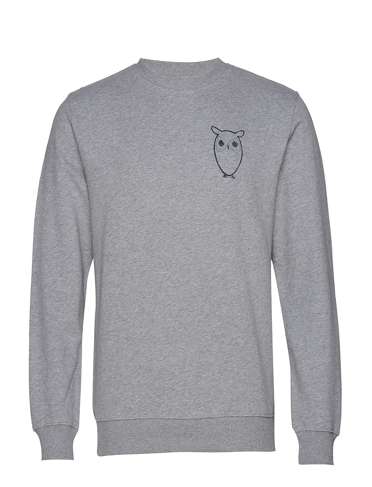 Sweat With Owl Chest Logo Gots Trui Met Lange Mouwen Grijs Knowledge Cotton Apparel knowledge cotton apparel kopen in de aanbieding Sweat With Owl Chest Logo Gots Trui Met Lange Mouwen Grijs Knowledge Cotton Apparel knowledge cotton apparel kopen in de aanbieding