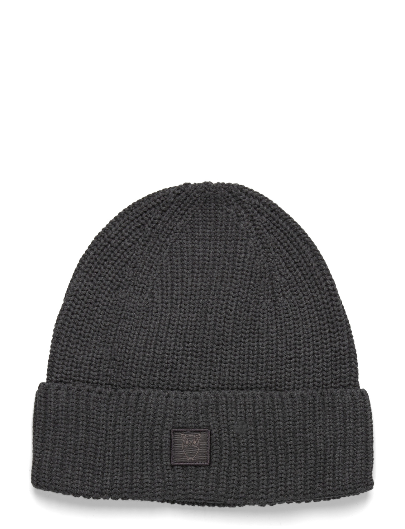 KNOWLEDGE Baumwolle APPAREL Rib Hat - Gots/Vegan Grau - One Size - Herren