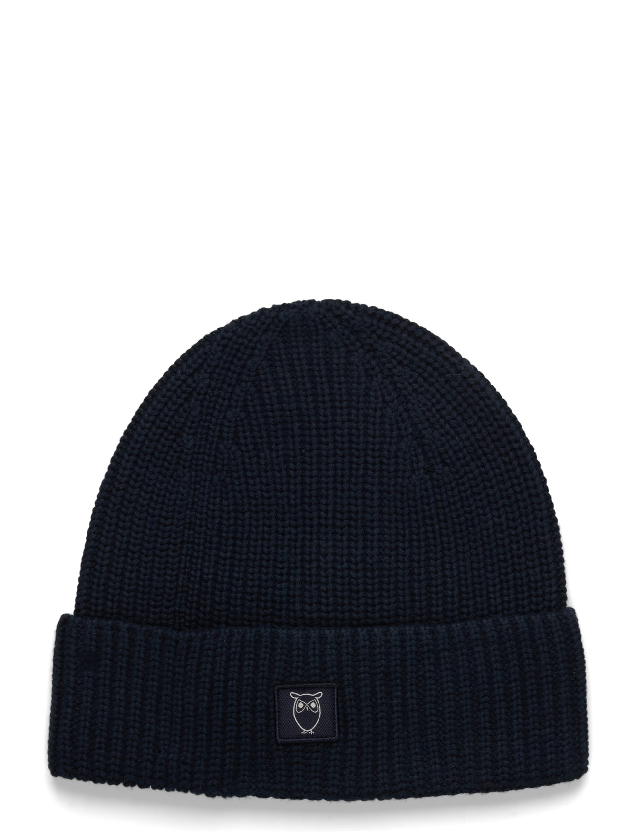 KNOWLEDGE Baumwolle APPAREL Rib Hat - Gots/Vegan Navy - One Size - Herren