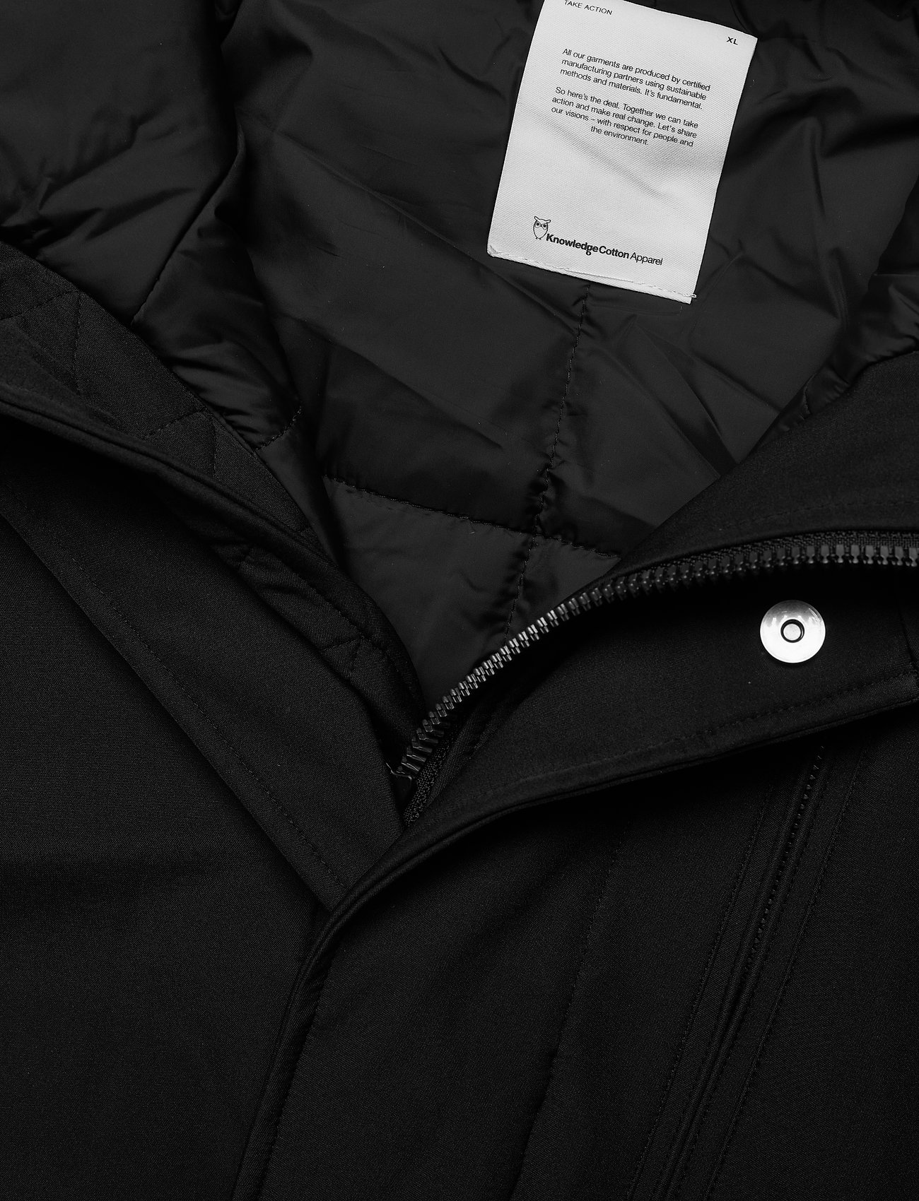 knowledge cotton apparel soft shell jacket