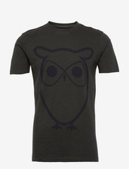 ALDER narrow striped tee with owl - FORREST NIGHT
