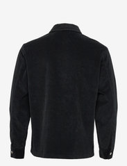 Knowledge Cotton Apparel - PINE Corduroy overshirt - GOTS/Vega - corduroy shirts - black jet - 1