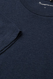 Knowledge Cotton Apparel - ALDER basic tee - GOTS/Vegan - basic t-shirts - insigna blue melange - 2