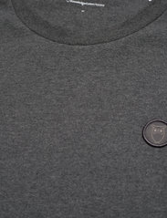 Knowledge Cotton Apparel - Badge tee - GOTS/Vegan - basic t-shirts - dark grey melange - 2