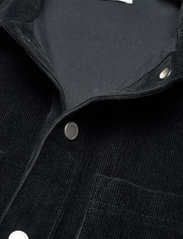 Knowledge Cotton Apparel - PINE Corduroy overshirt - GOTS/Vega - corduroy shirts - black jet - 3