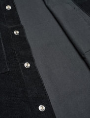 Knowledge Cotton Apparel - PINE Corduroy overshirt - GOTS/Vega - corduroy shirts - black jet - 4