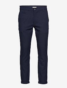 JOE slim cropped recycled chino - G - chinos - total eclipse