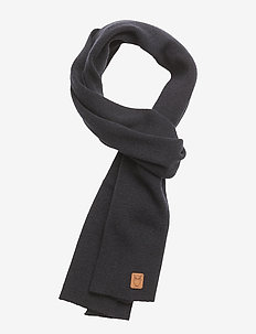 Organic wool scarf - GOTS - halstørklæder - total eclipse
