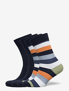 TIMBER 4-pack socks - block striped - regular socks - abricut buff