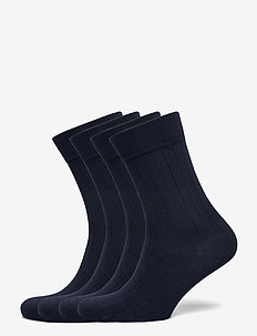 TIMBER 4-pack socks - block striped - regular socks - total eclipse