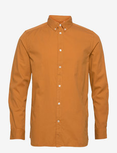 LARCH casual fit cord shirt - GOTS/ - koszule sztruksowe - inca gold