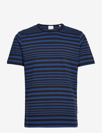 Regular short sleeve cotton striped - kortærmede t-shirts - limoges