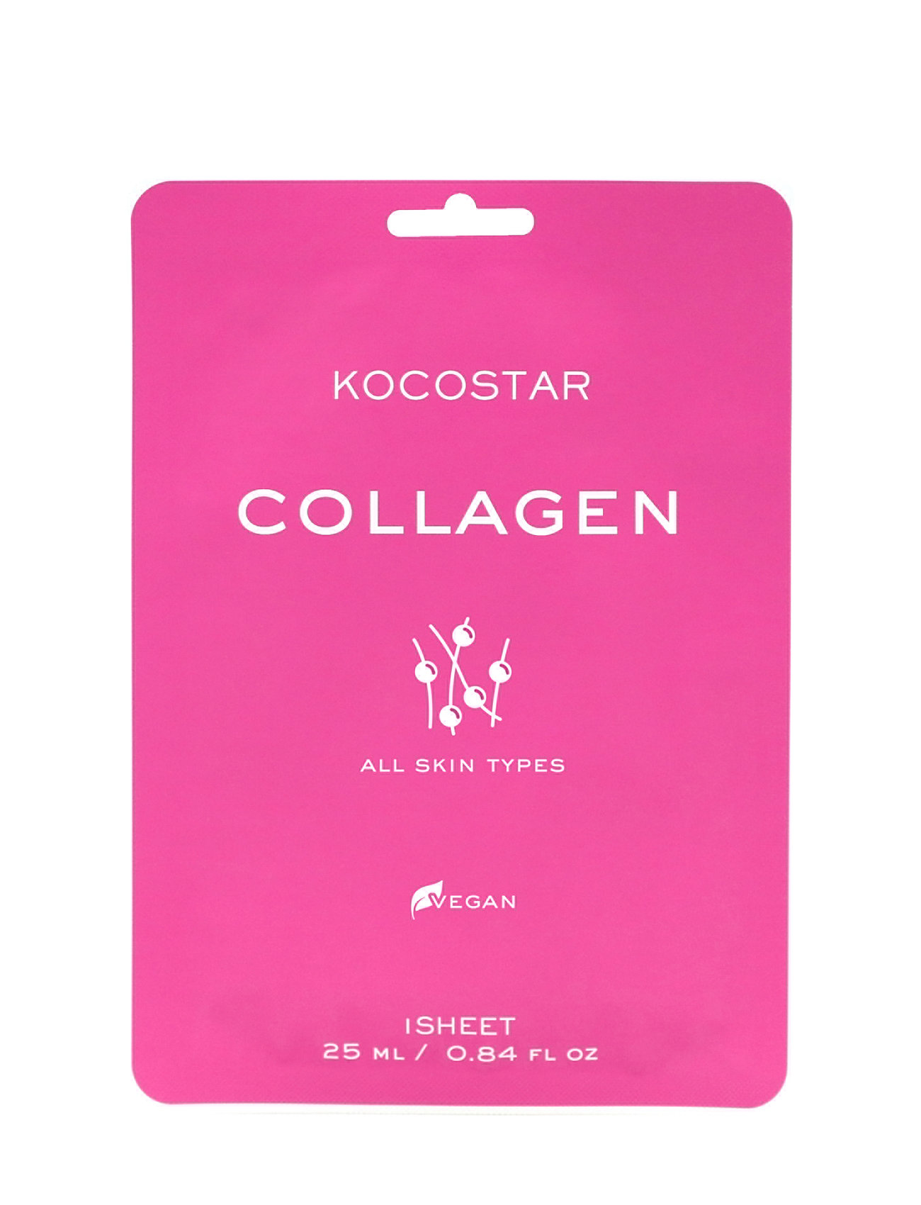 Kocostar Collagen Mask Sheet Beauty Women Skin Care Face Masks Sheetmask Nude KOCOSTAR
