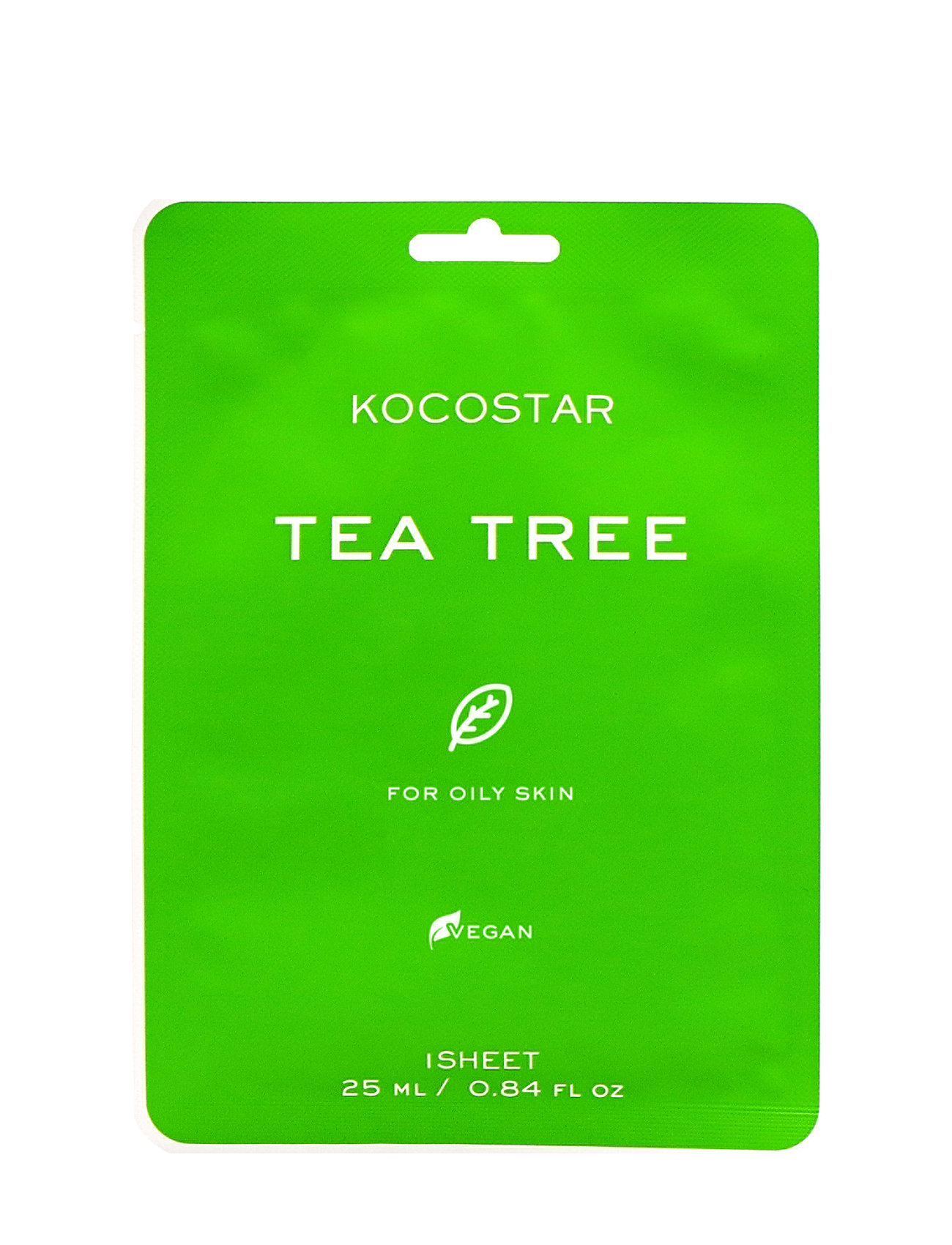 Kocostar Tea Tree Mask Sheet Beauty Women Skin Care Face Masks Sheetmask Nude KOCOSTAR