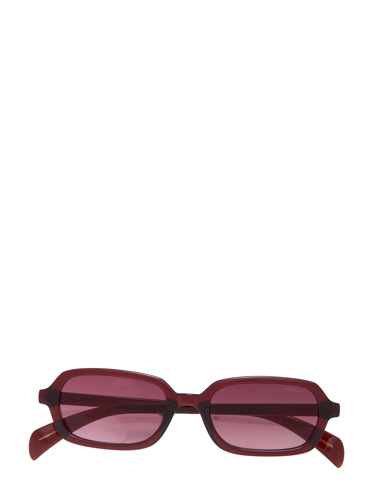 Komono Hayden Ruby, M, Burgundy, Solbriller > Solbriller Med Firkantet Stel, Dame