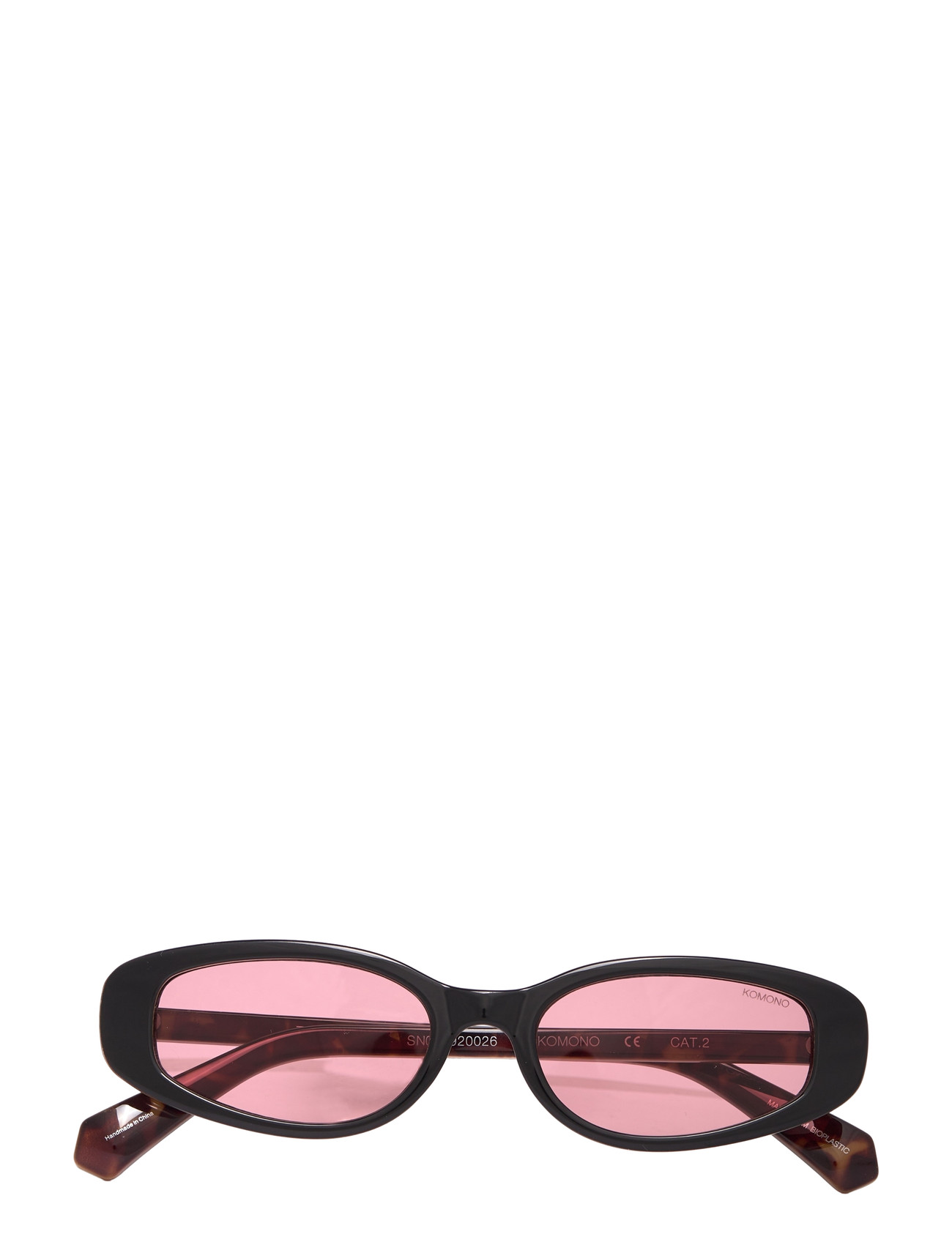 Komono Emery Black Cherry, M, Black, Solbriller > Solbriller Med Rundt Stel, Dame
