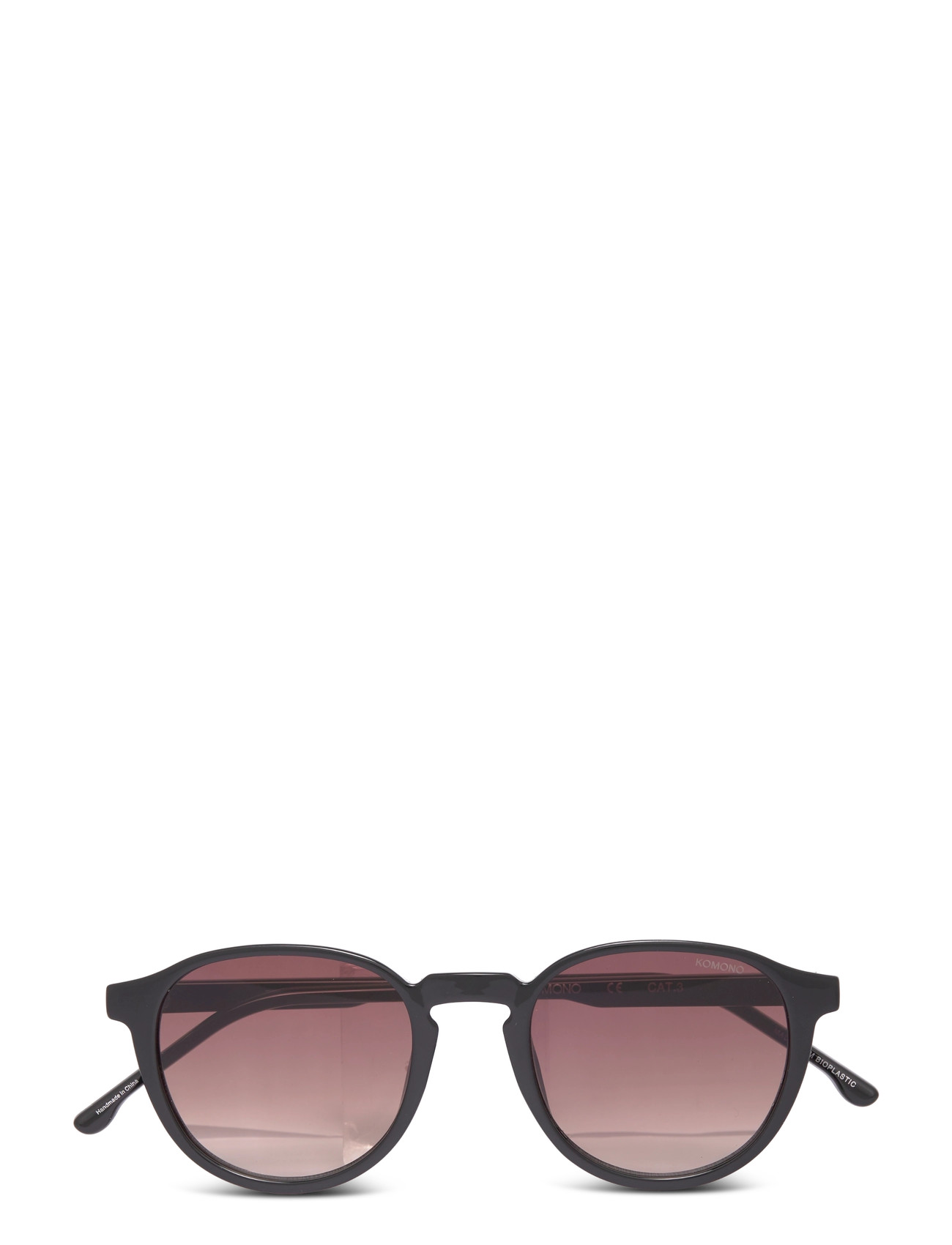 Komono Liam Black, M, Pink, Solbriller > Solbriller Med Rundt Stel, Dame